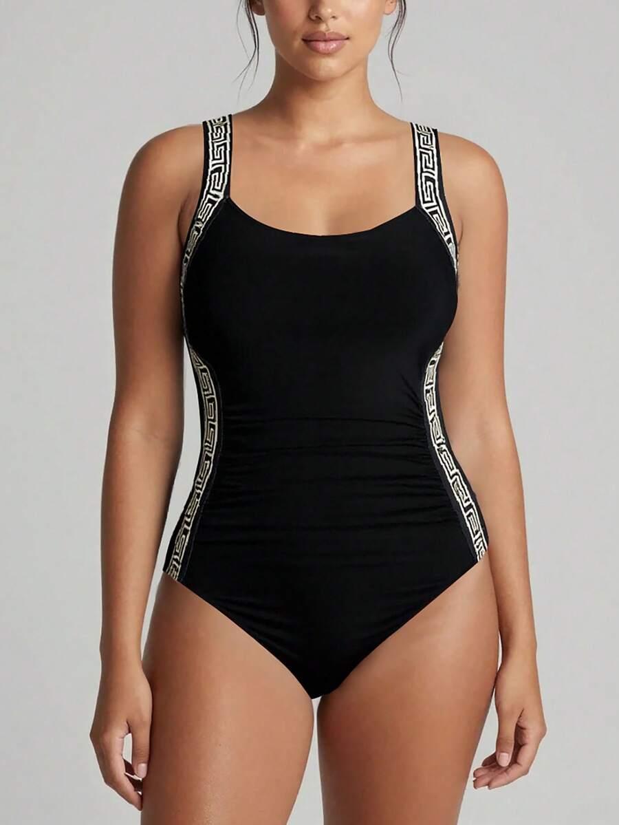 SHEIN JEDNOCZĘŚCIOWY STRÓJ KĄPIELOWY S09__48