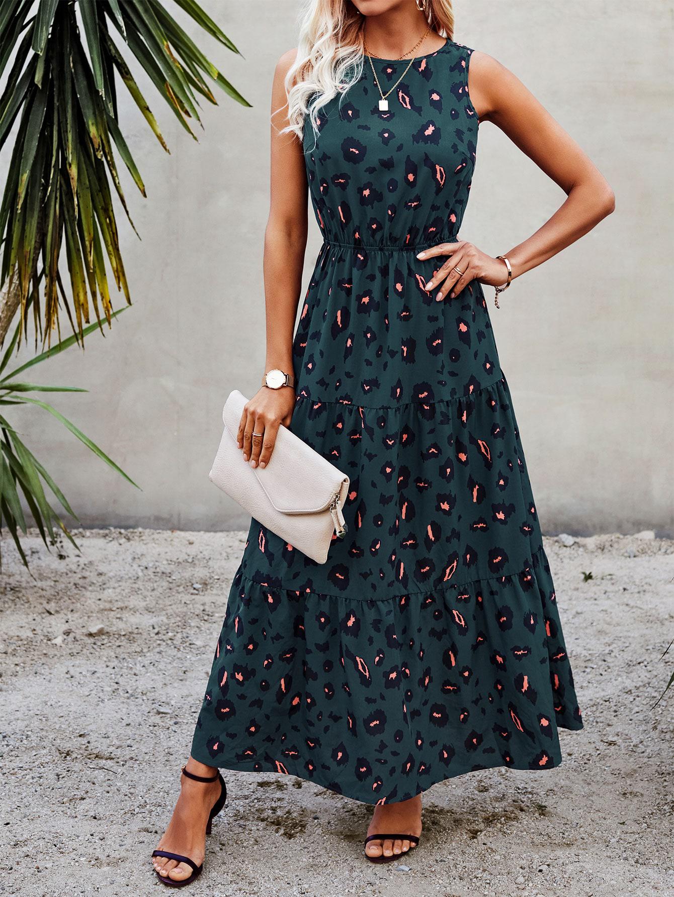 SHEIN MAXI SUKIENKA WZÓR S06__XL