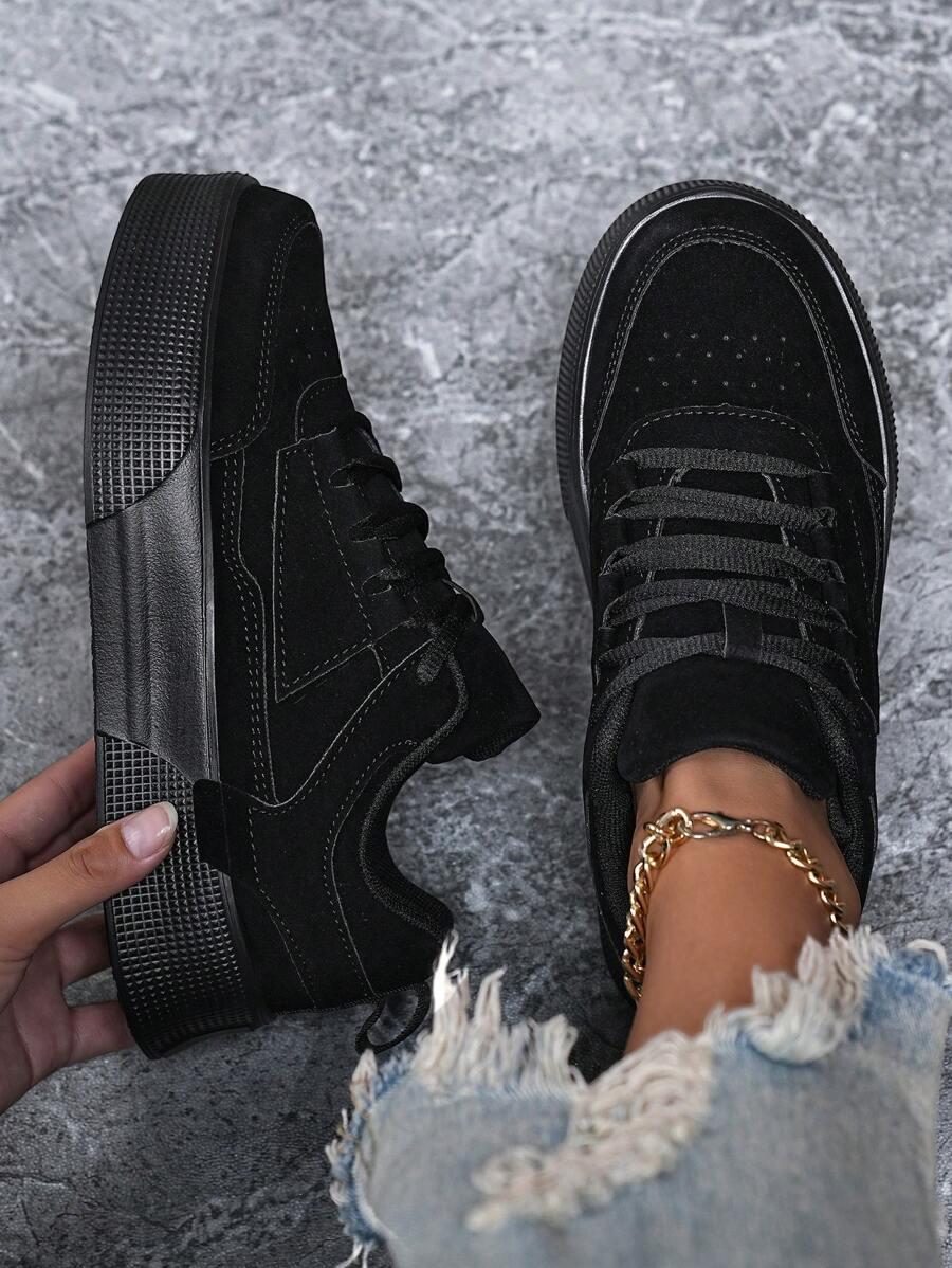 SHEIN CZARNE BUTY SPORTOWE S06__36