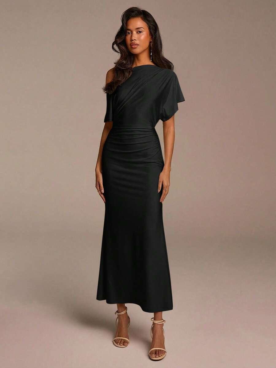 COSMINA CZARNA MAXI SUKIENKA S06__S