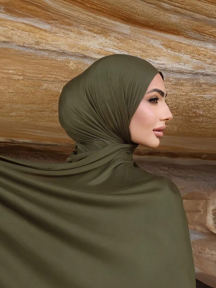 SHEIN ZIELONA CHUSTA HIDŻAB S07