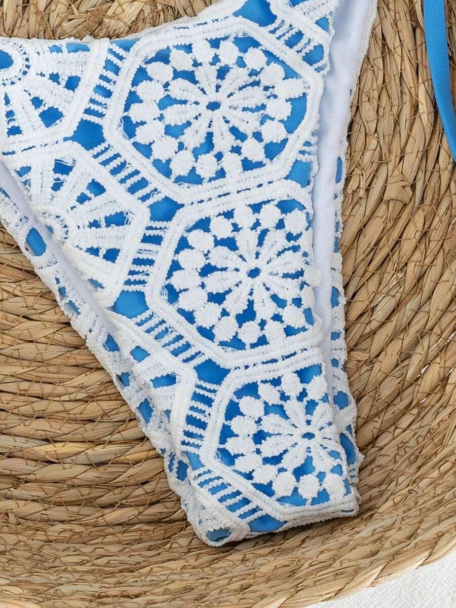 SHEIN DWUCZĘŚCIOWY STRÓJ KĄPIELOWY S09__M