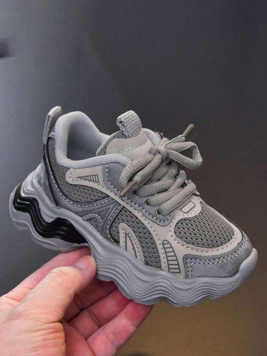 SHEIN SZNUROWANE SZARE BUTY SPORTOWE