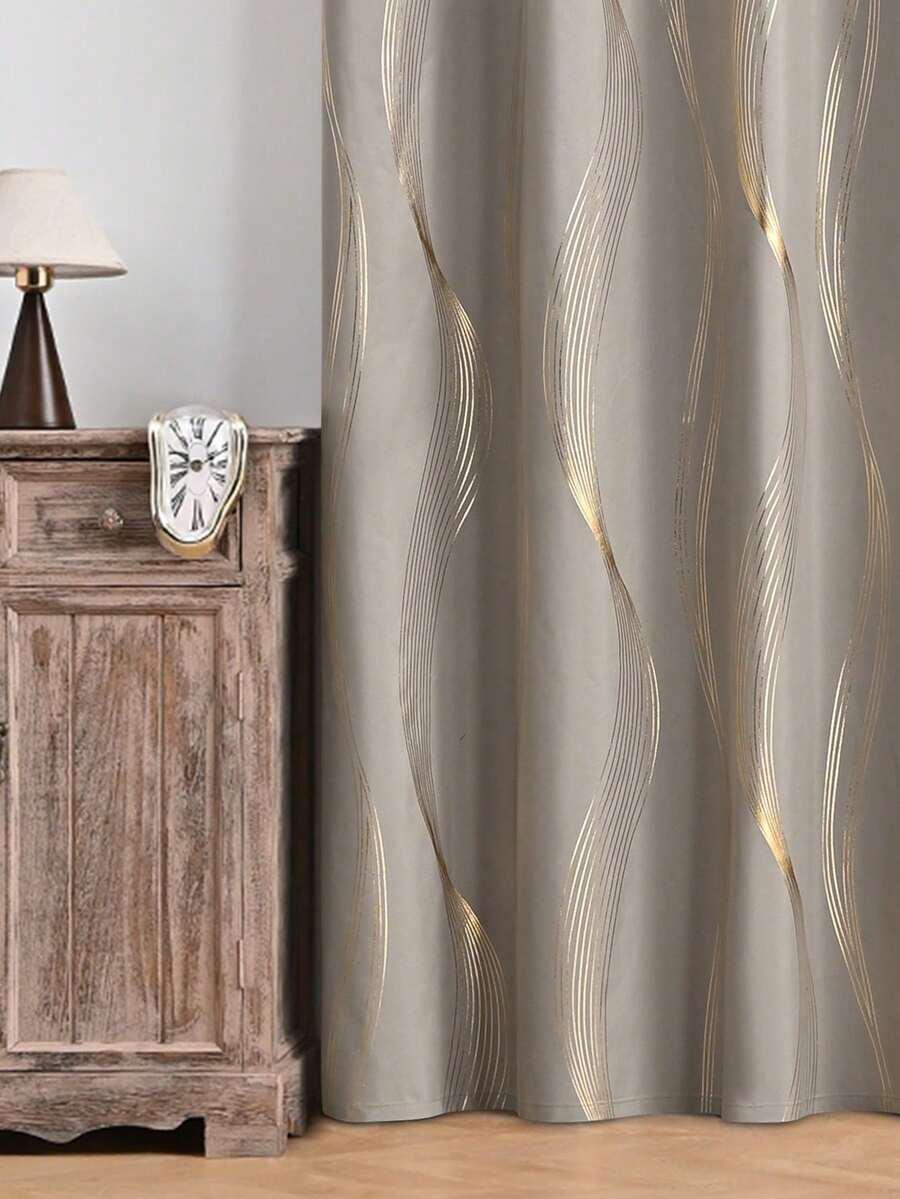 SHEIN BEŻOWE ZASŁONY 2-PACK S07__100X250CM