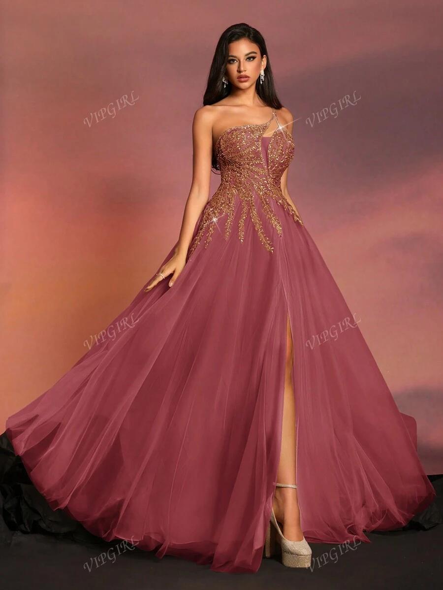 VIPGIRL MAXI SUKIENKA ZDOBIENIE S06__L