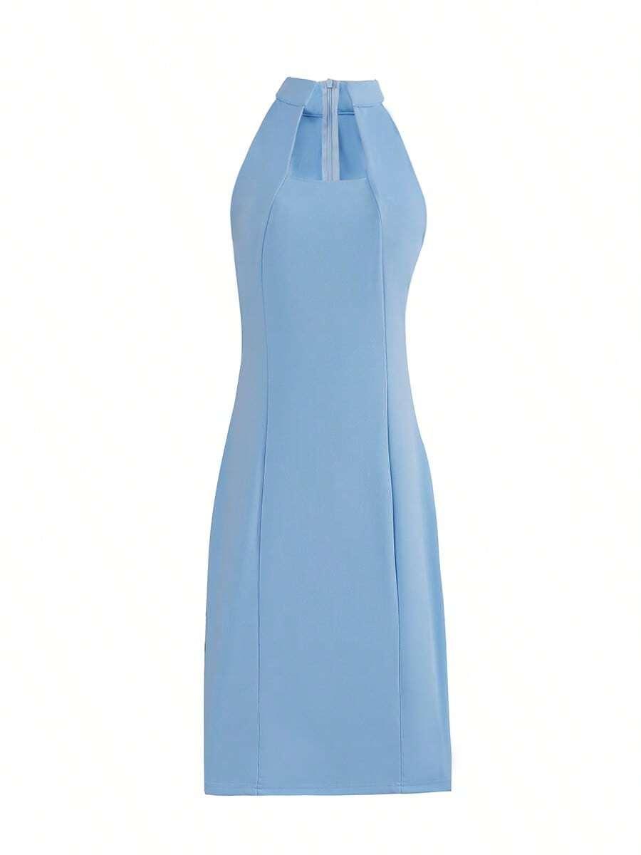 SHEIN NIEBIESKA MINI SUKIENKA S06__L