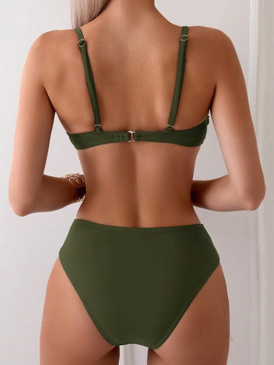 SHEIN DWUCZĘŚCIOWY STRÓJ KĄPIELOWY S09__M