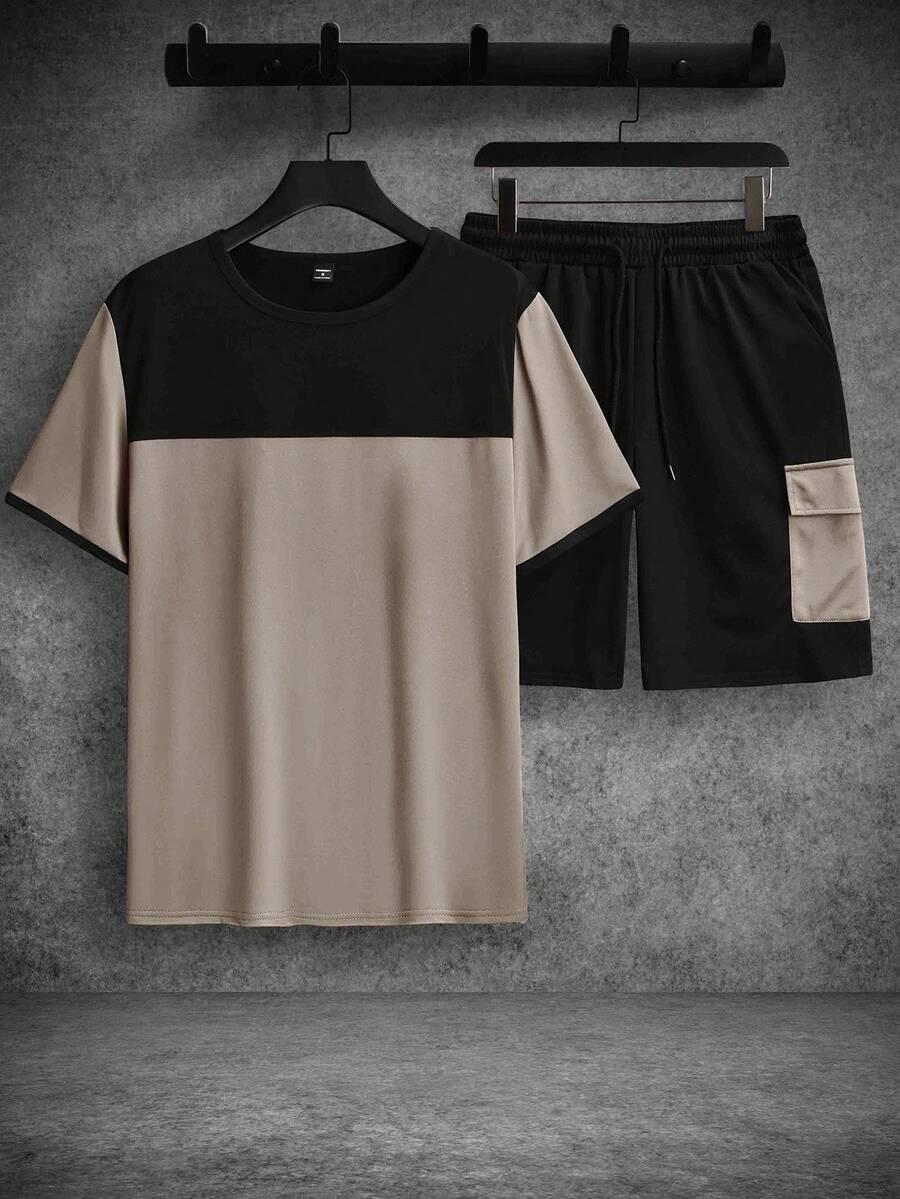 MANFINITY T-SHIRT SPODENKI KOMPLET S06__XS