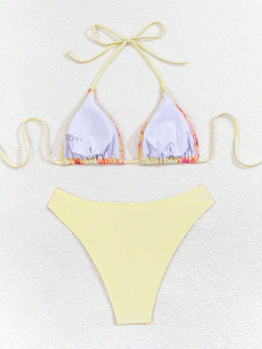 SHEIN DWUCZĘŚCIOWY STRÓJ KĄPIELOWY S09__S