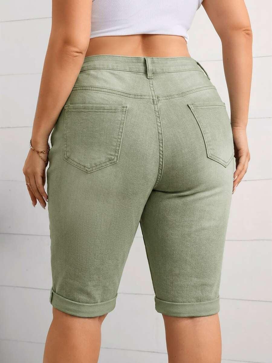 FIRERIE ZIELONE SPODENKI JEANS S06__50
