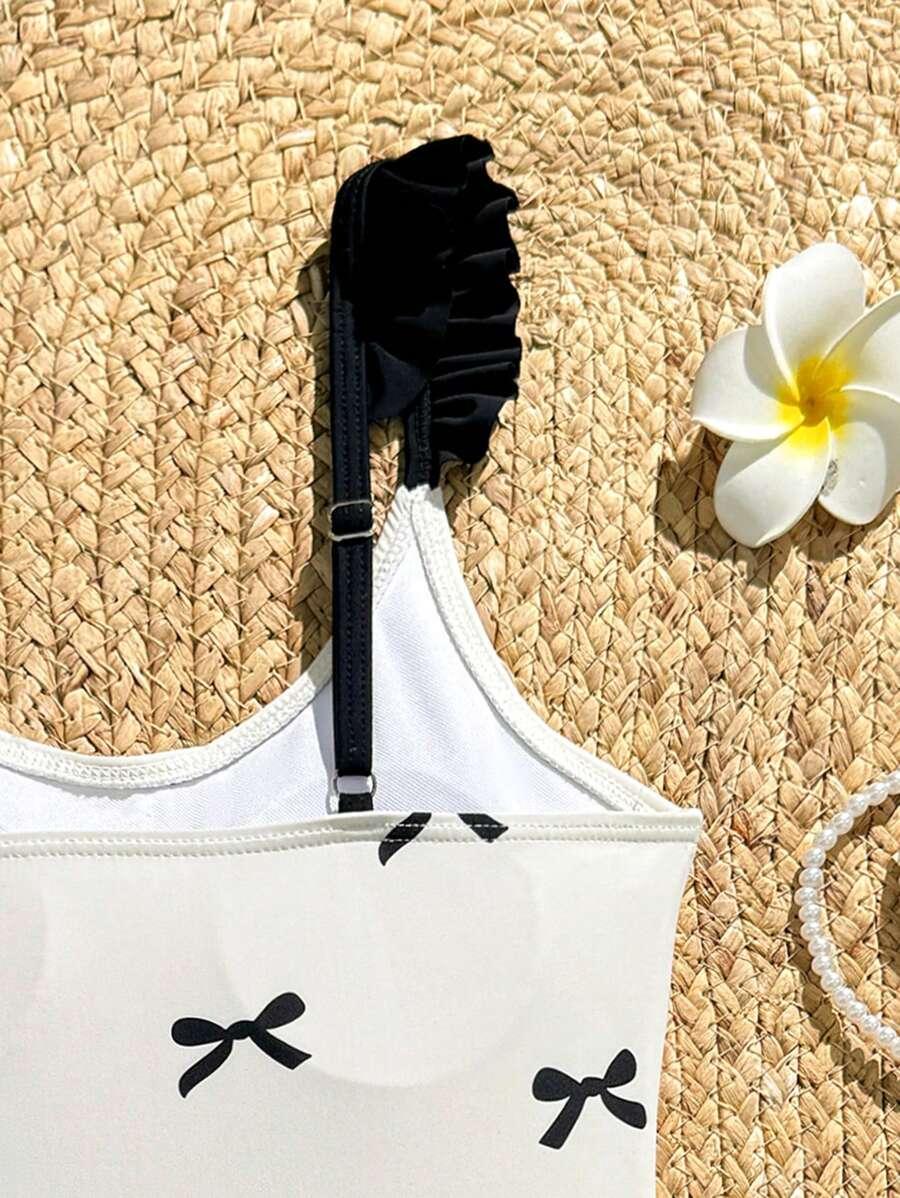 SHEIN JEDNOCZĘŚCIOWY STRÓJ KĄPIELOWY PAREO S09__122-128