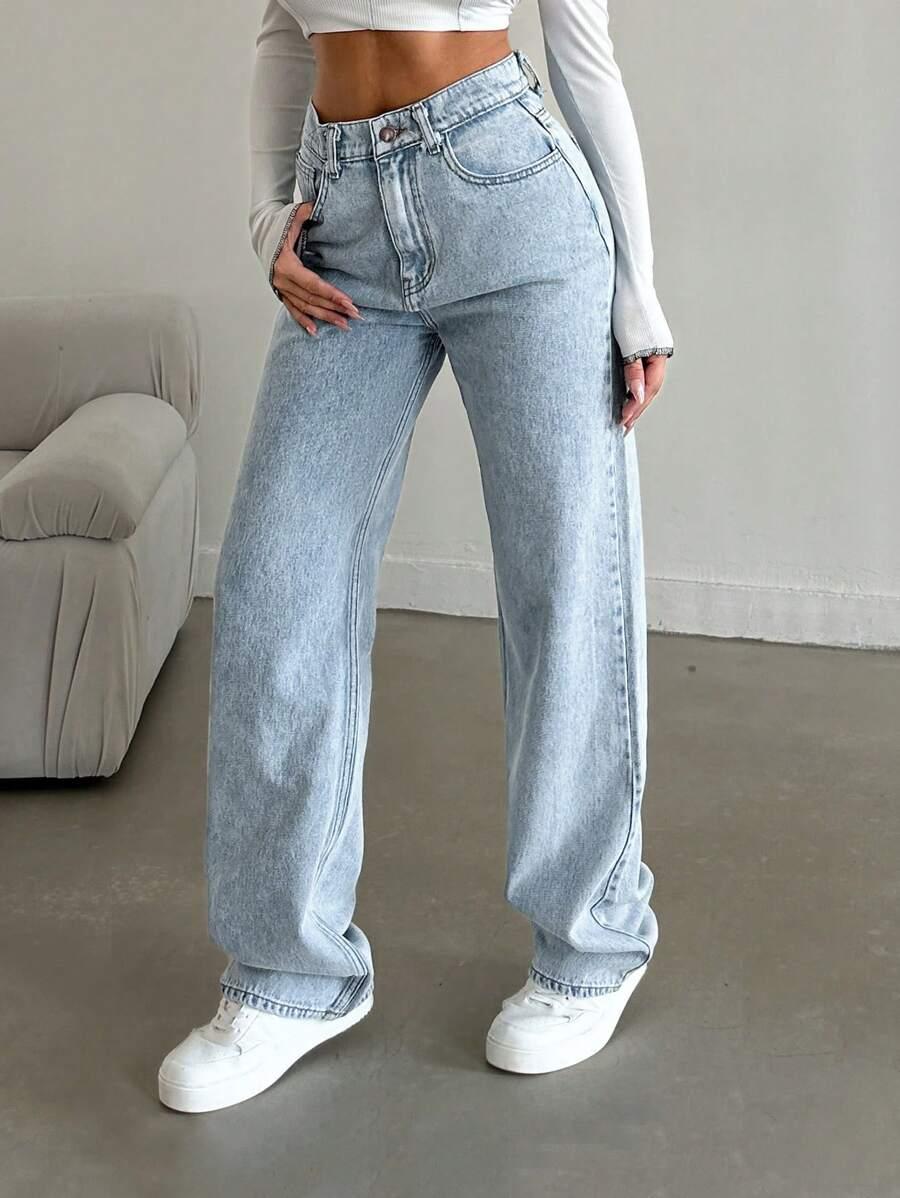 EURMUSE SPODNIE JEANS WYSOKI STAN S06__S