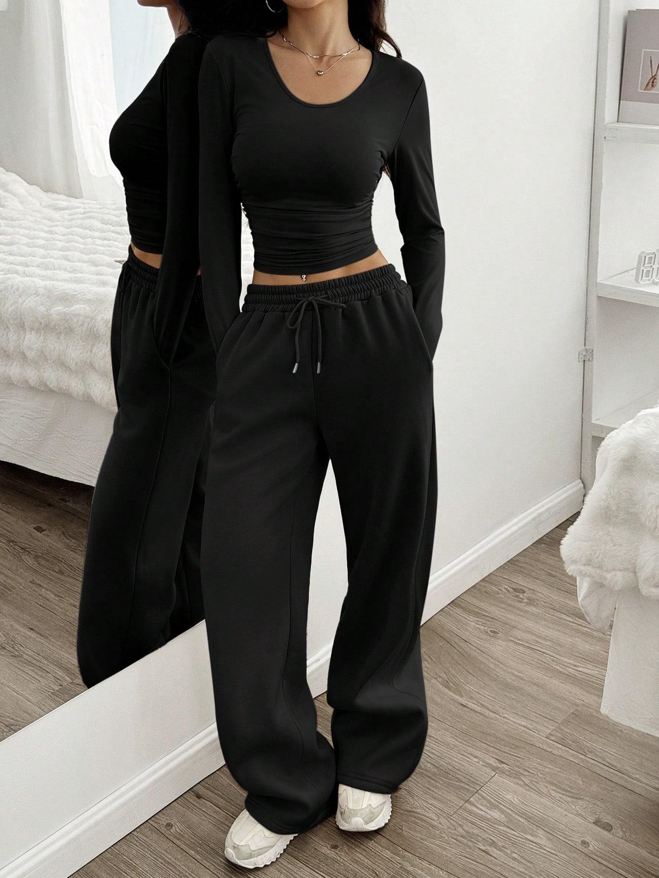 SHEIN BLUZKA SPODNIE DRESOWE KOMPLET S06__M