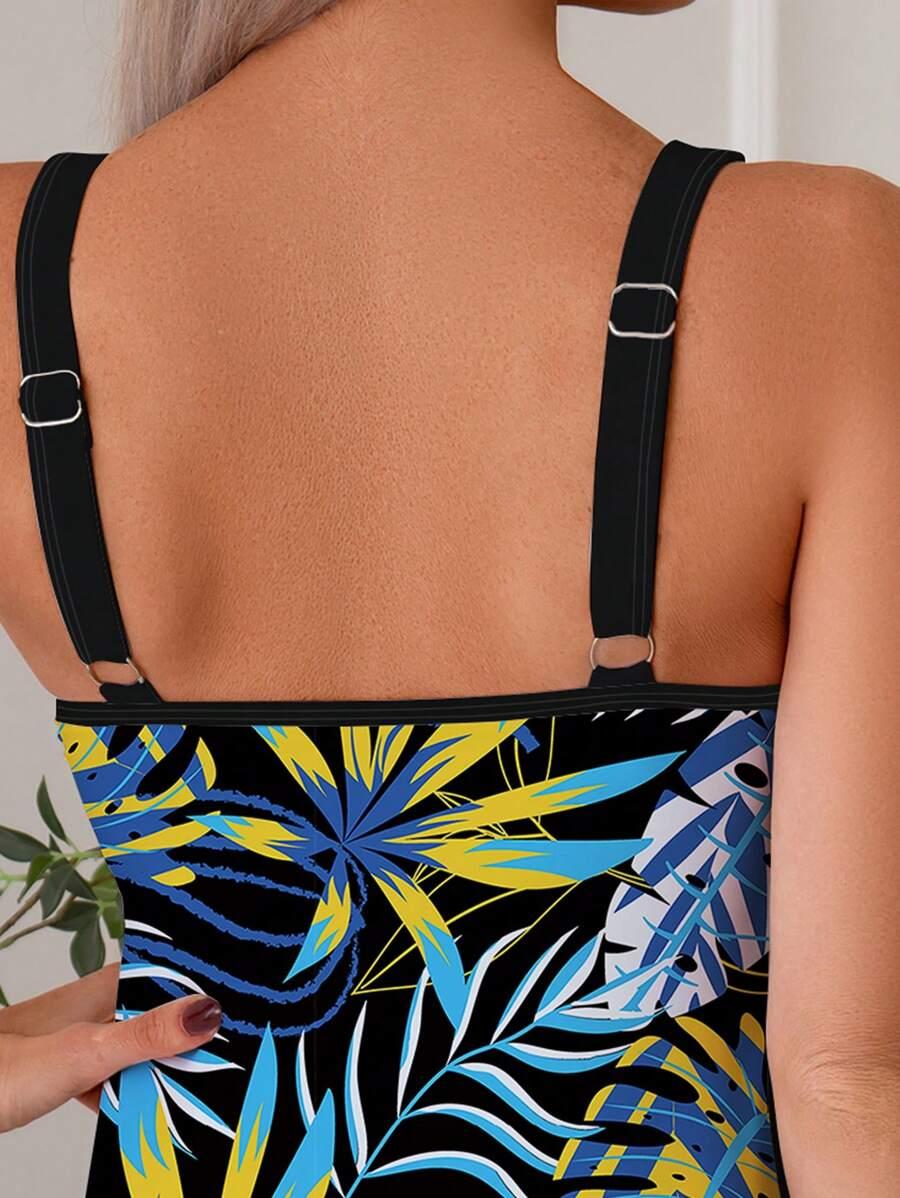 SHEIN DWUCZĘŚCIOWY STRÓJ KĄPIELOWY WZÓR S09__M