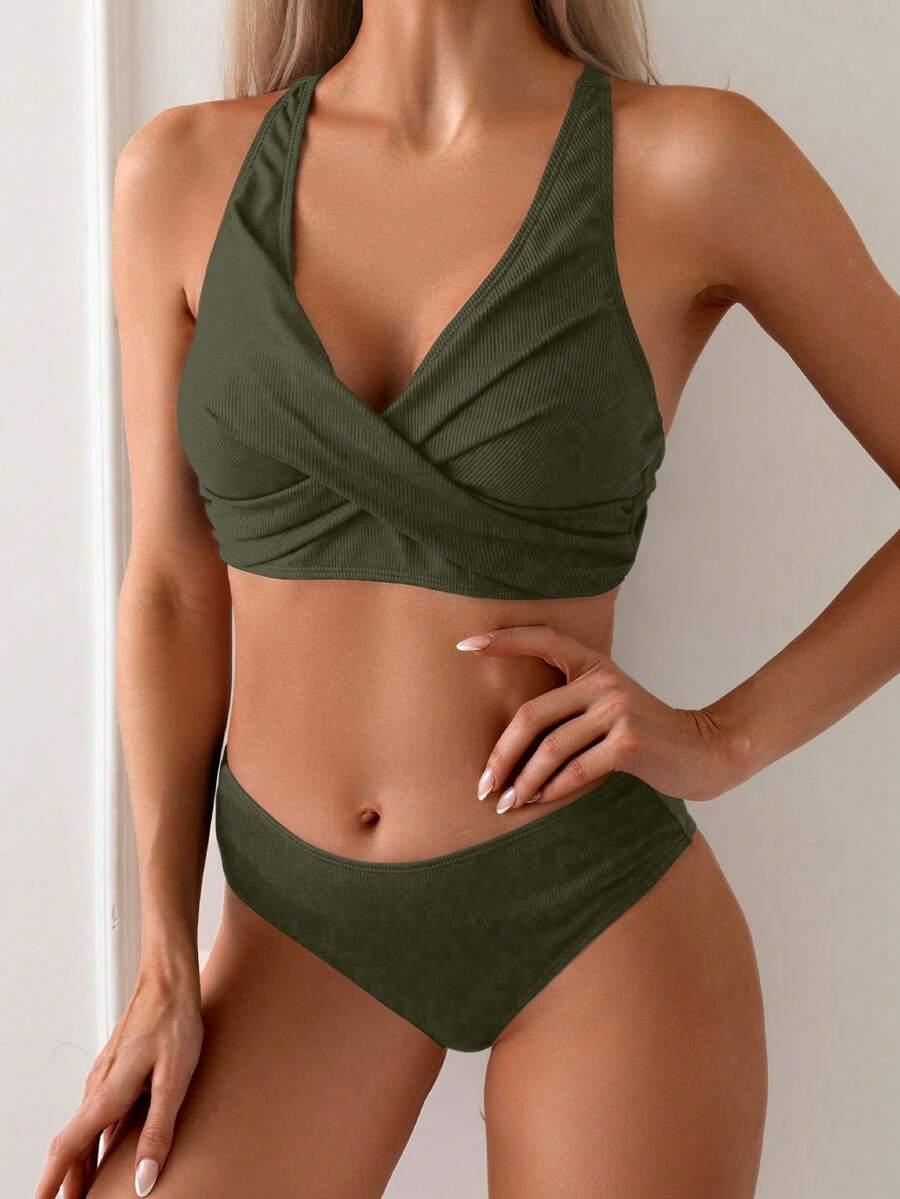 SHEIN DWUCZĘŚCIOWY STRÓJ KĄPIELOWY S09__S