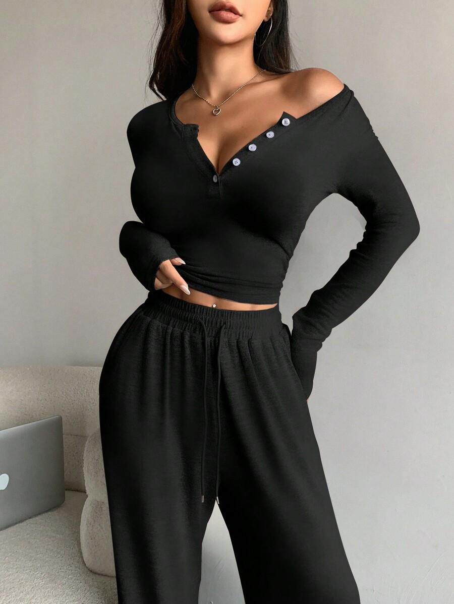 SHEIN SPODNIE BLUZKA KOMPLET S06__M