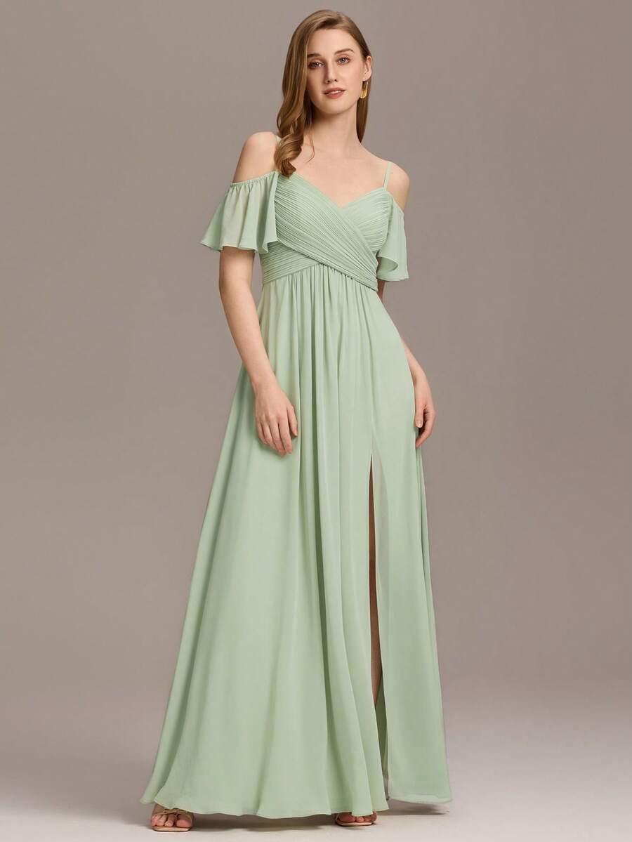 EVERPRETTY ZIELONA MAXI SUKIENKA S06__L