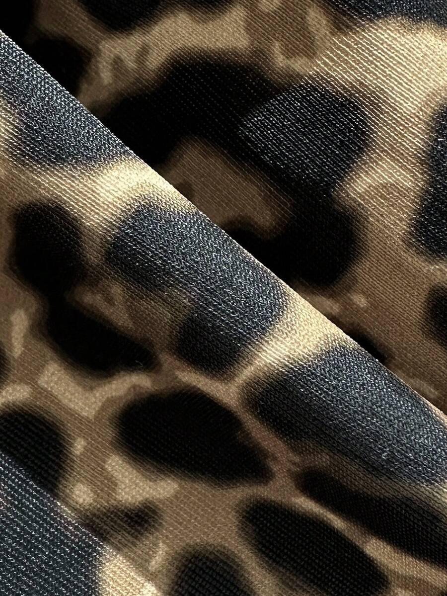 SWIM VCAY TRZYCZĘŚCIOWY STRÓJ KĄPIELOWY ANIMAL PRINT S09__S