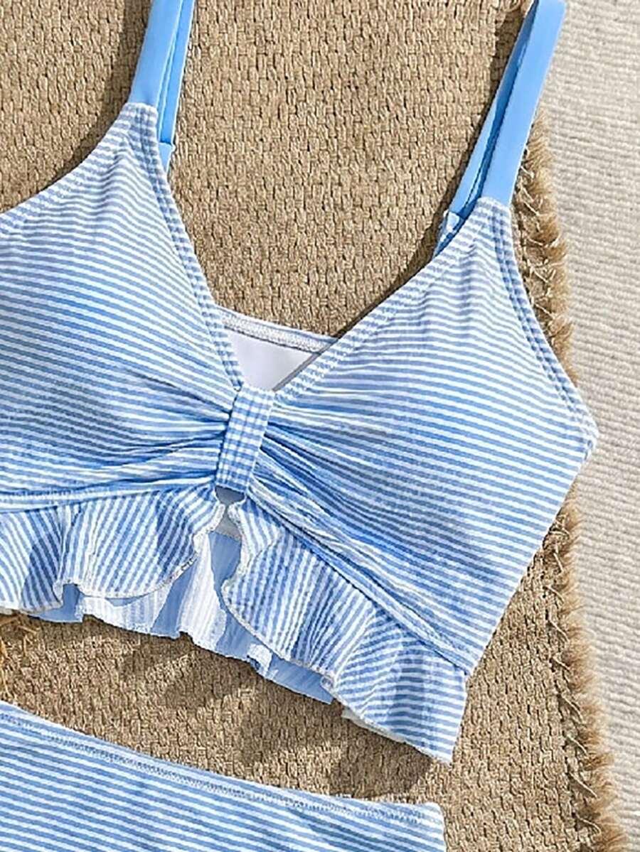 SWIM MOD DWUCZĘŚCIOWY STRÓJ KĄPIELOWY PASKI S09__XL