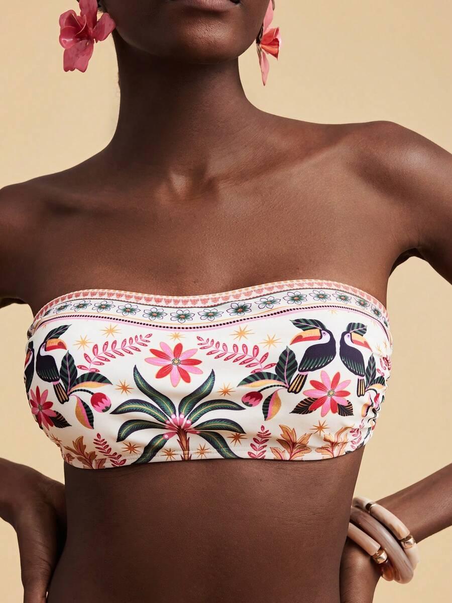 SHEIN DWUCZĘŚCIOWY STRÓJ KĄPIELOWY S09__M