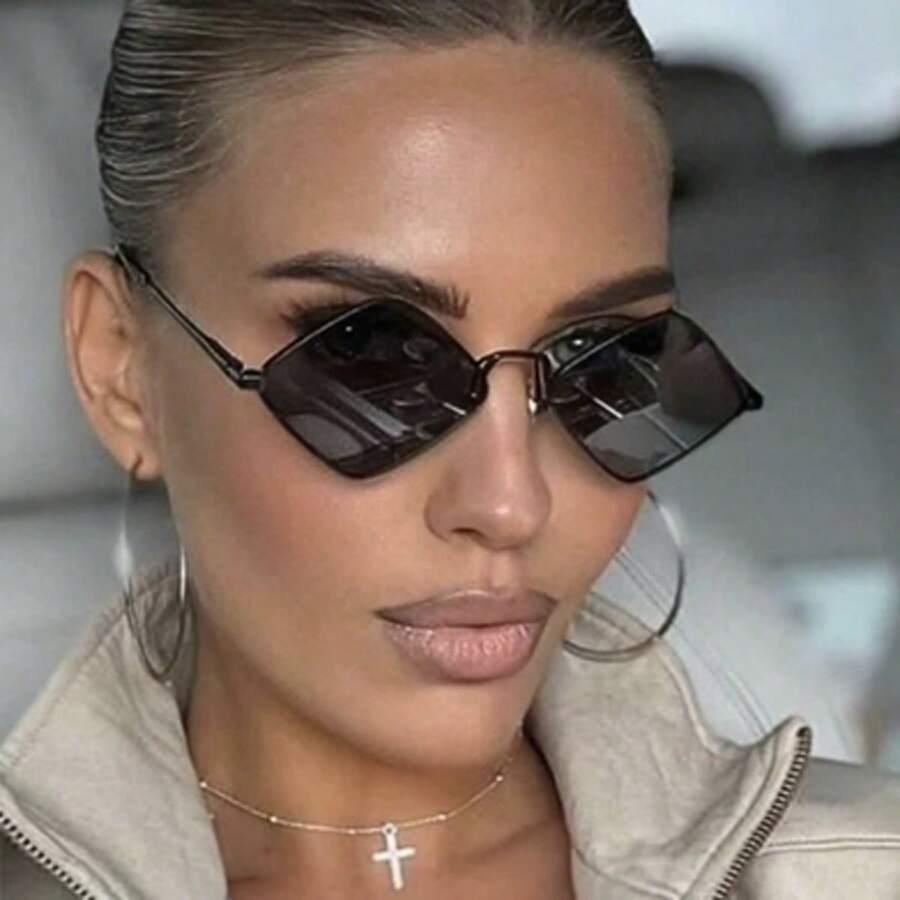 SHEIN CZARNE OKULARY PRZECIWSŁONECZNE S07