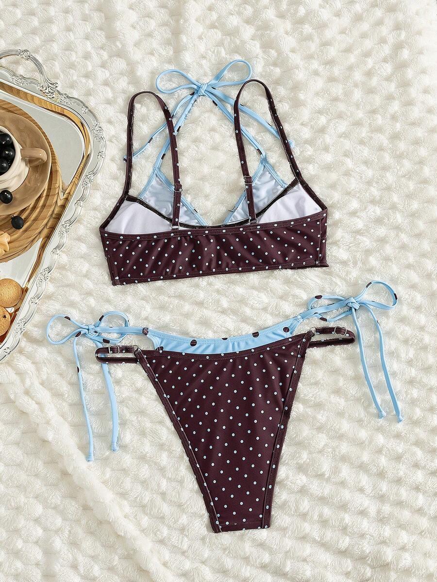 SHEIN DWUCZĘŚCIOWY STRÓJ KĄPIELOWY S09__XS