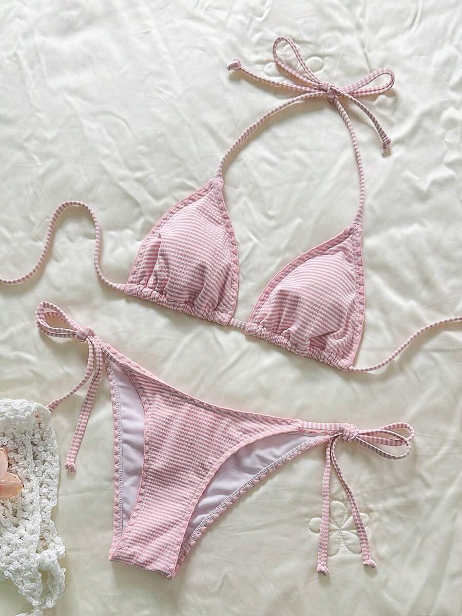SHEIN DWUCZĘŚCIOWY KOSTIUM KĄPIELOWY BIKINI S09__S