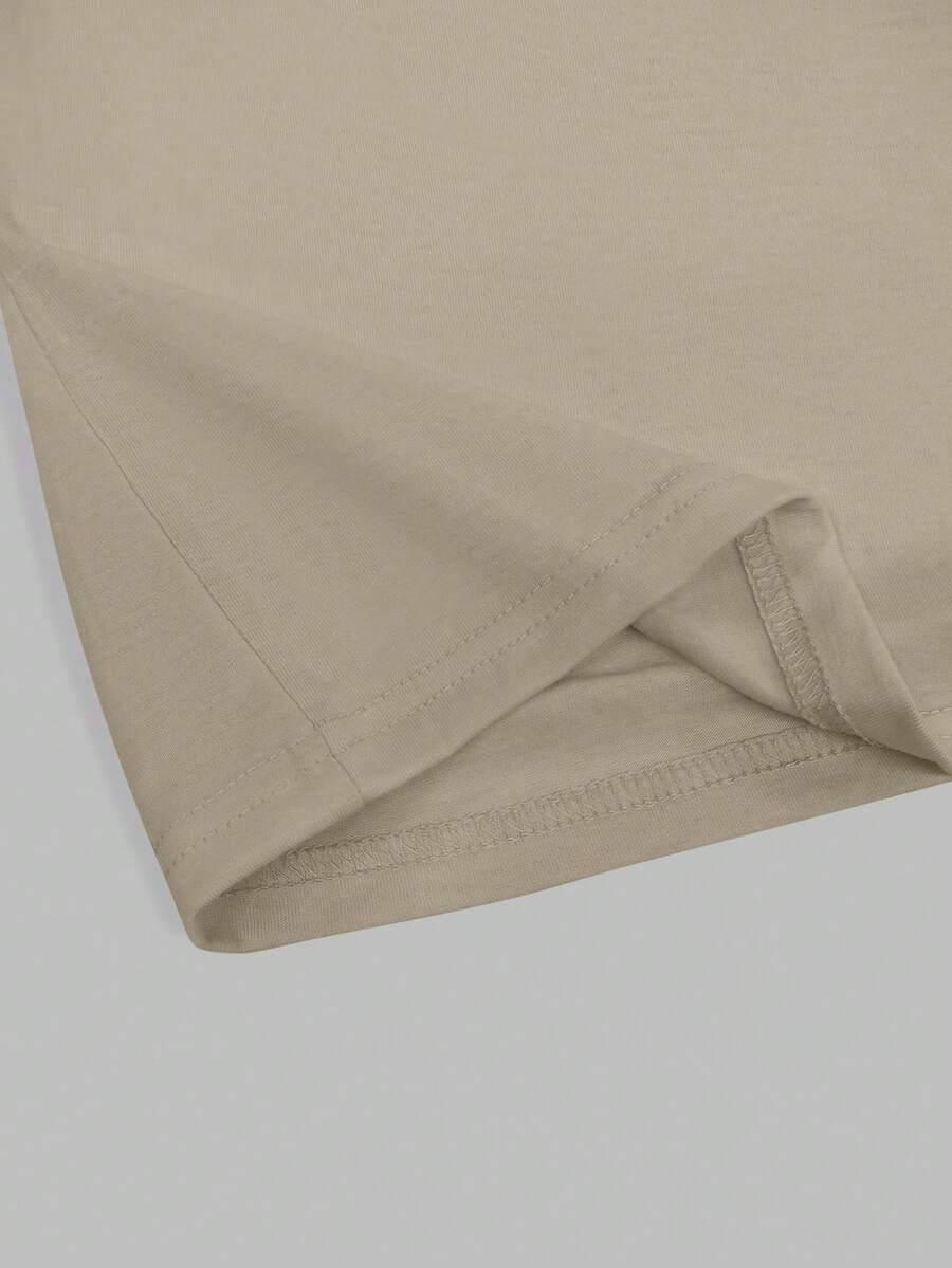 SHEIN BEŻOWE SPODENKI DREOWE S06__M