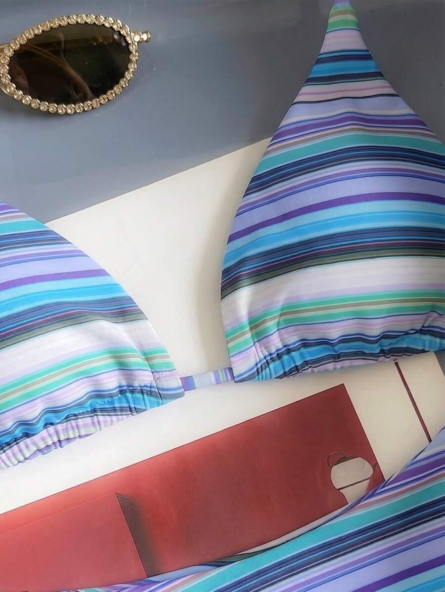 SHEIN DWUCZĘŚCIOWY STRÓJ KĄPIELOWY S09__L