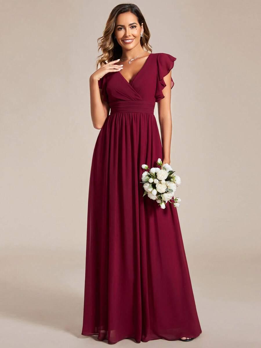 SHEIN BORDOWA MAXI SUKIENKA S06__M