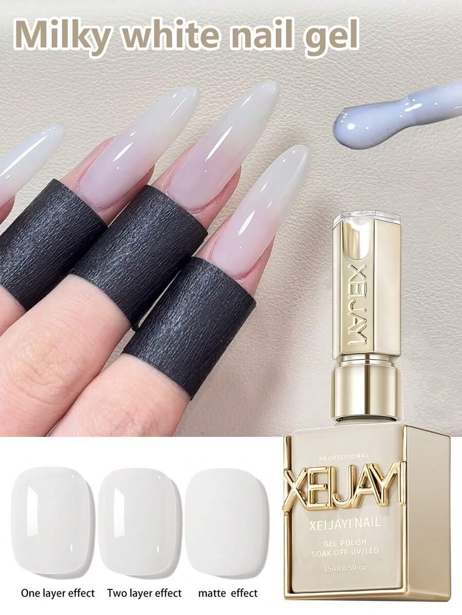 SHEIN LAKIER UV/LED DO PAZNOKCI MILKY S07__15ML