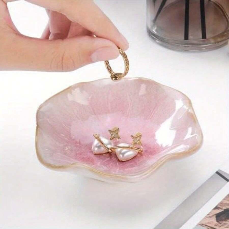 SHEIN TACA DEKORACYJNA KWIAT S07__11X2,5CM