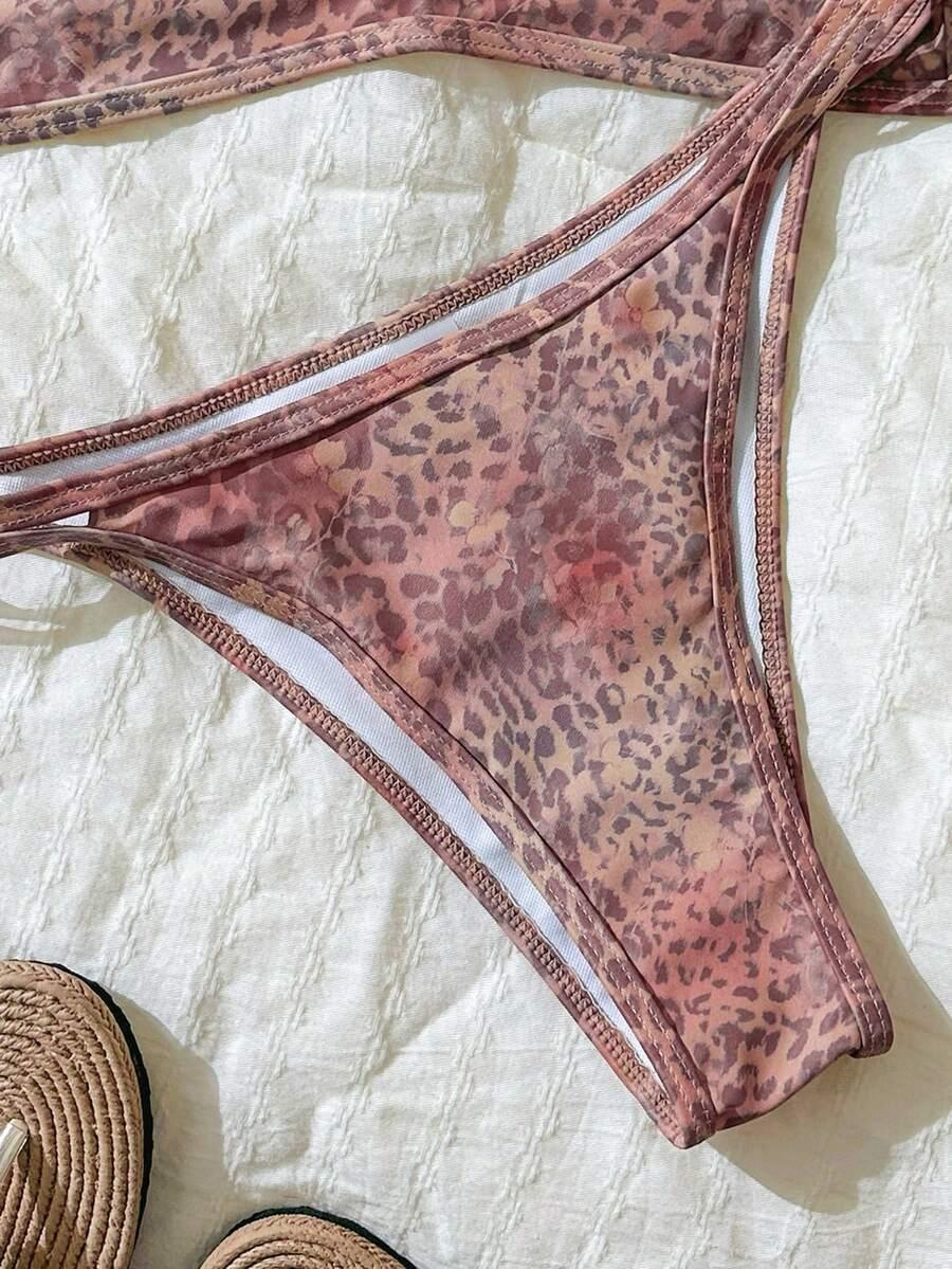 ELAVELLE DWUCZĘŚCIOWY STRÓJ KĄPIELOWY ANIMAL PRINT S09__M
