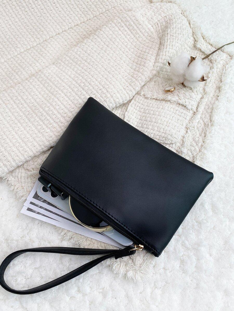 SHEIN CZARNA TOREBKA KOPERTÓWKA 12,5X21