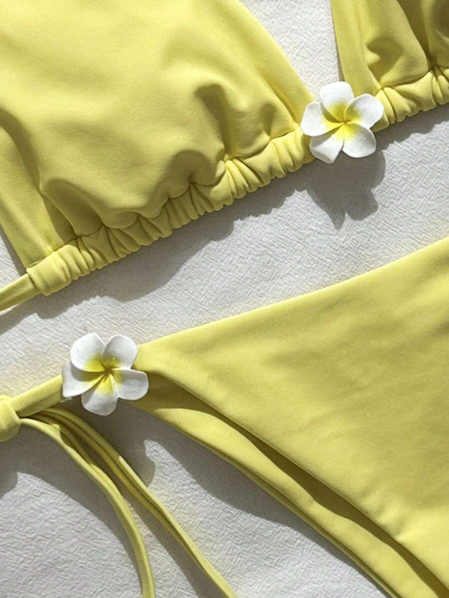 SHEIN DWUCZĘŚCIOWY STRÓJ KĄPIELOWY S09__L