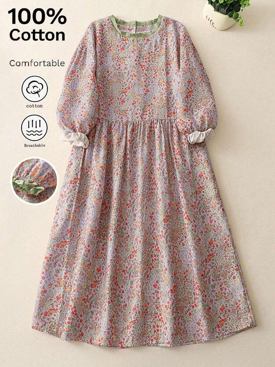 SHEIN SUKIENKA WZÓR KWIATY S06__M