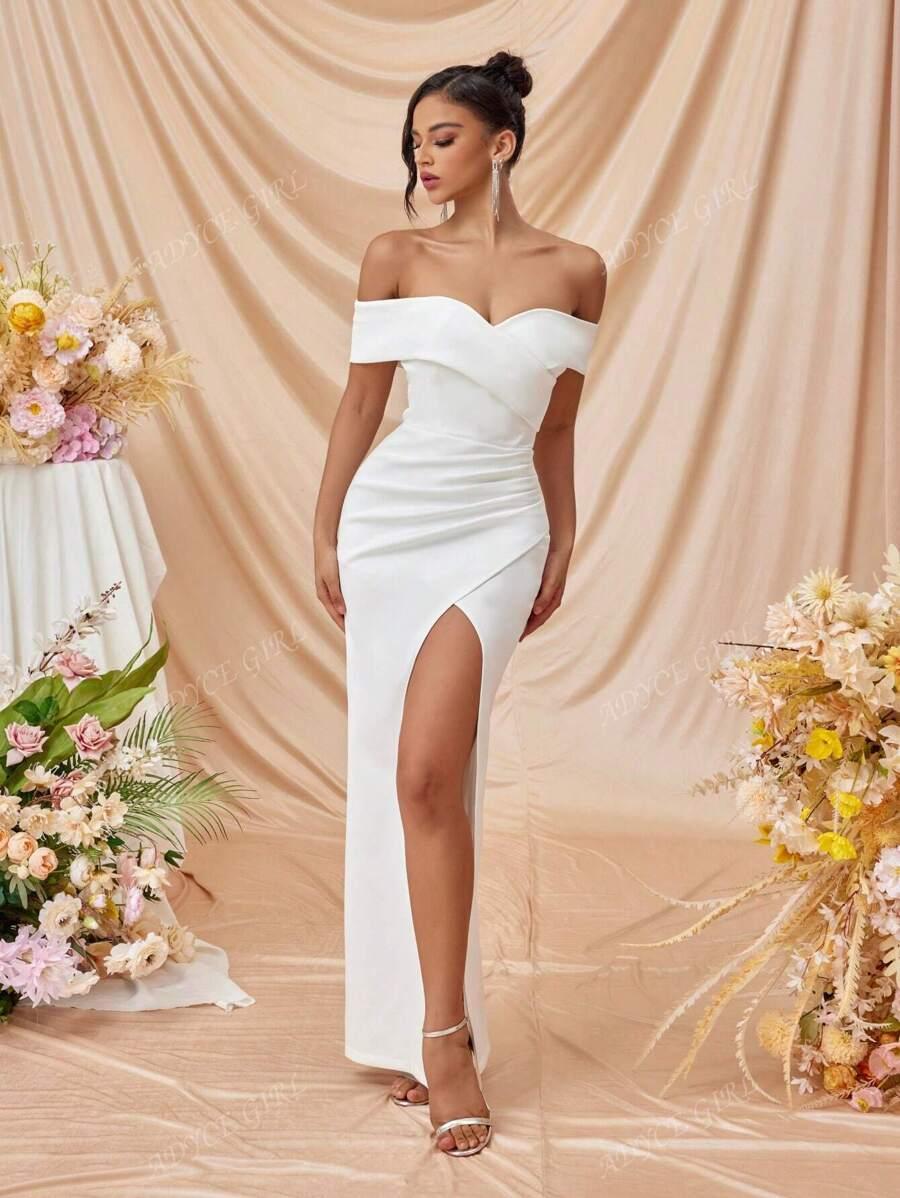 SHEIN BIAŁA MAXI SUKIENKA S06__M