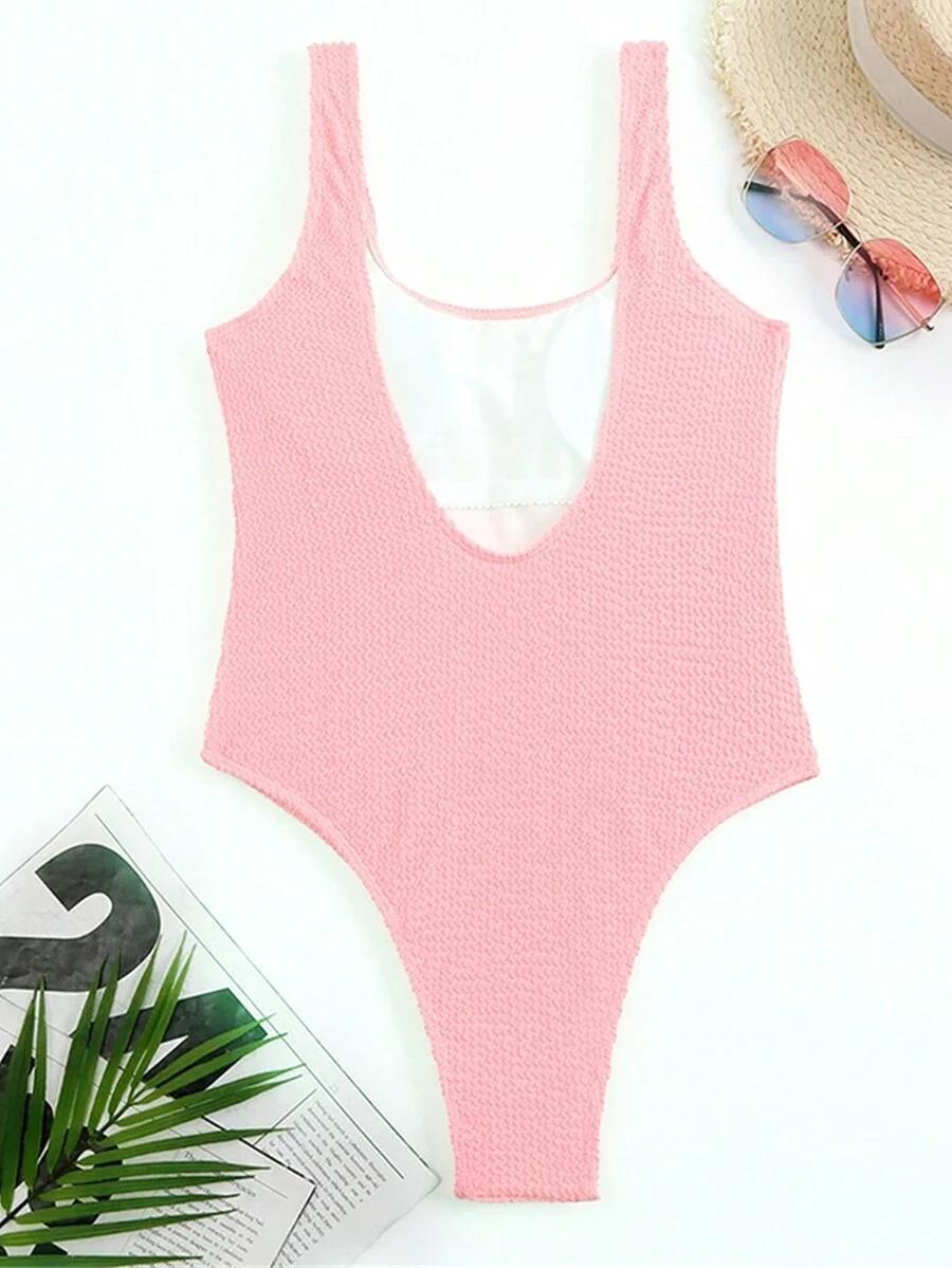 SHEIN JEDNOCZĘŚCIOWY STRÓJ KĄPIELOWY S09__M
