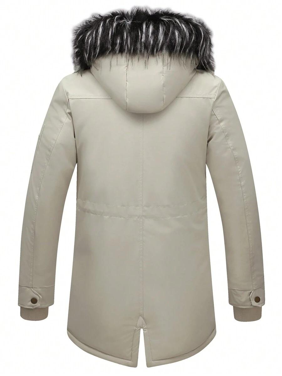 SHEIN BEŻOWA KURTKA KAPTUR W01__L