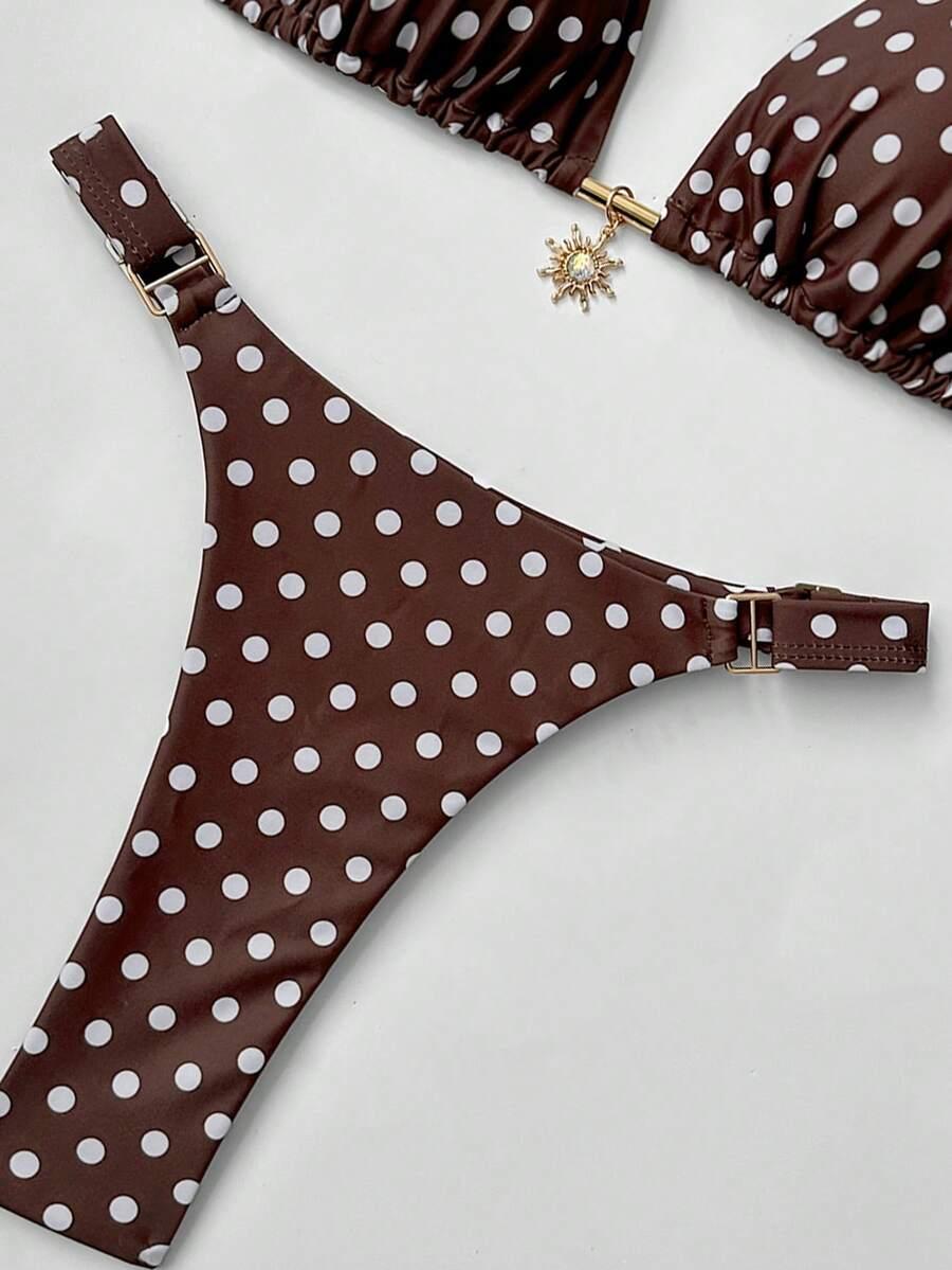 SHEIN DWUCZĘŚCIOWY STRÓJ KĄPIELOWY S09__L