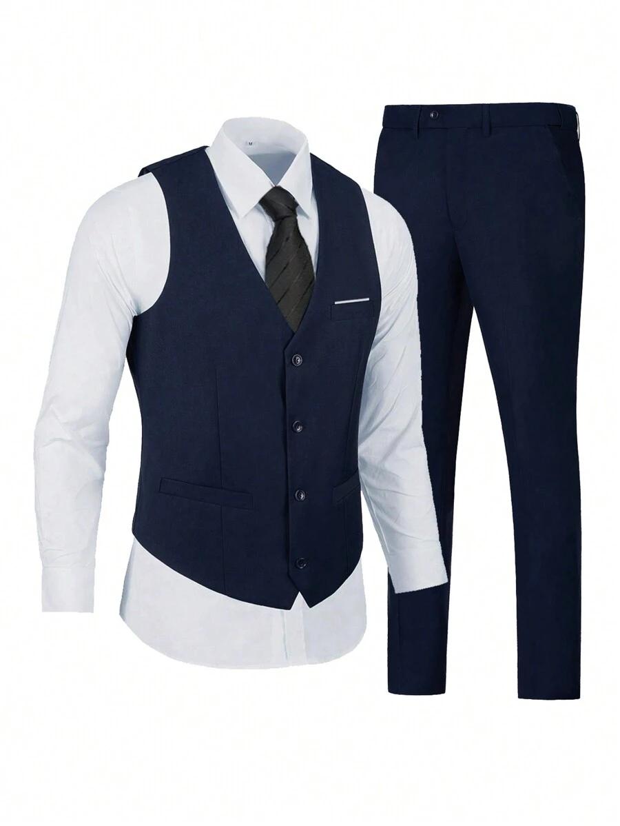 SHEIN KAMIZELKA SPODNIE KOMPLET S06__L
