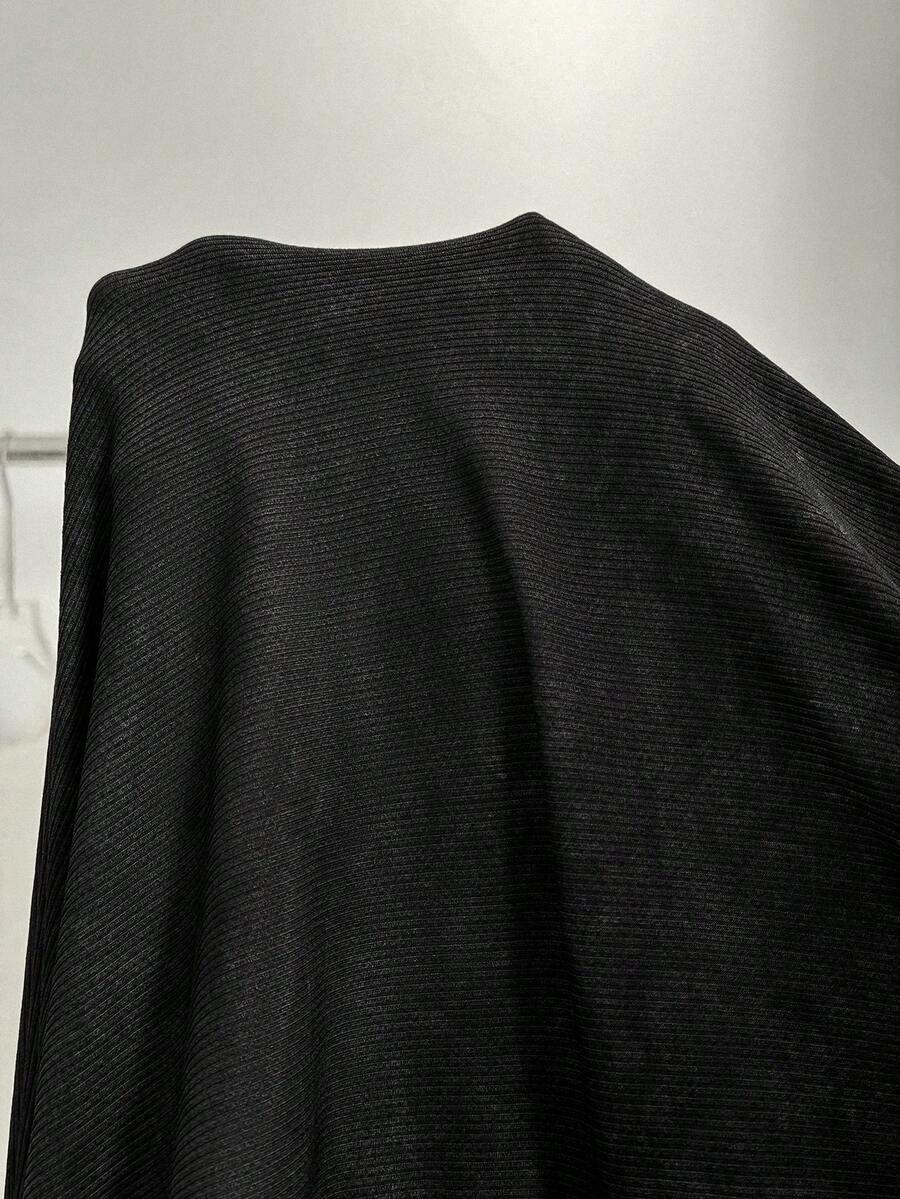 SHEIN CZARNE SPODNIE PROSTA NOGAWKA S06__XXL