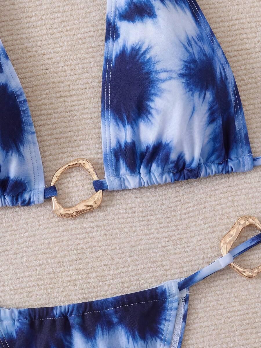 SHEIN DWUCZĘŚCIOWY STRÓJ KĄPIELOWY SPODNIE KOMPLET S09__M