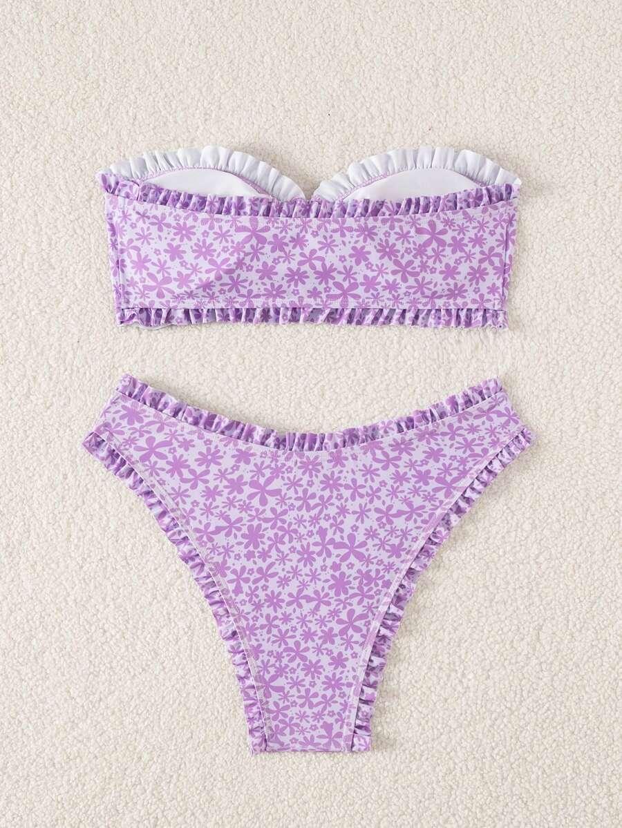 SHEIN DWUCZĘŚCIOWY STRÓJ KĄPIELOWY S09__XL