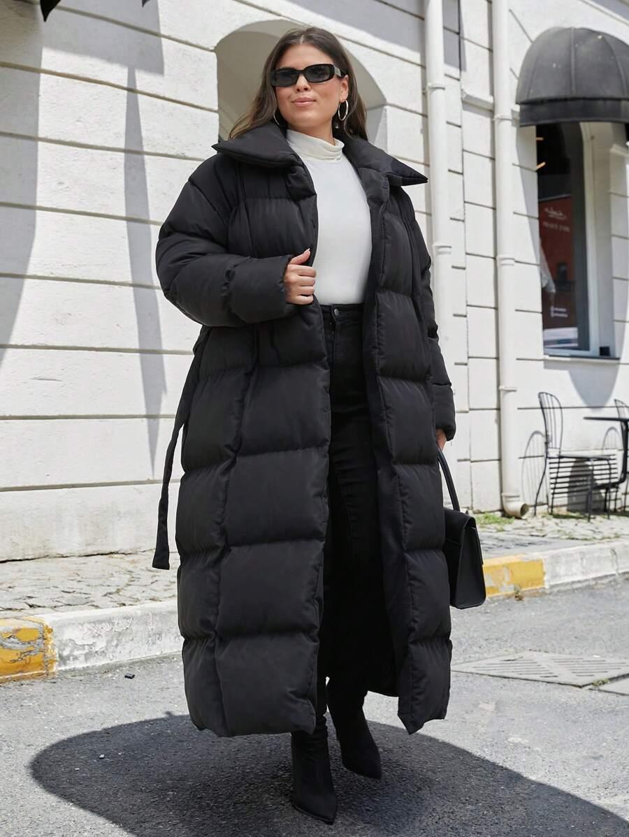 SHEIN CZARNA PIKOWANA KURTKA ZAMEK W01__50