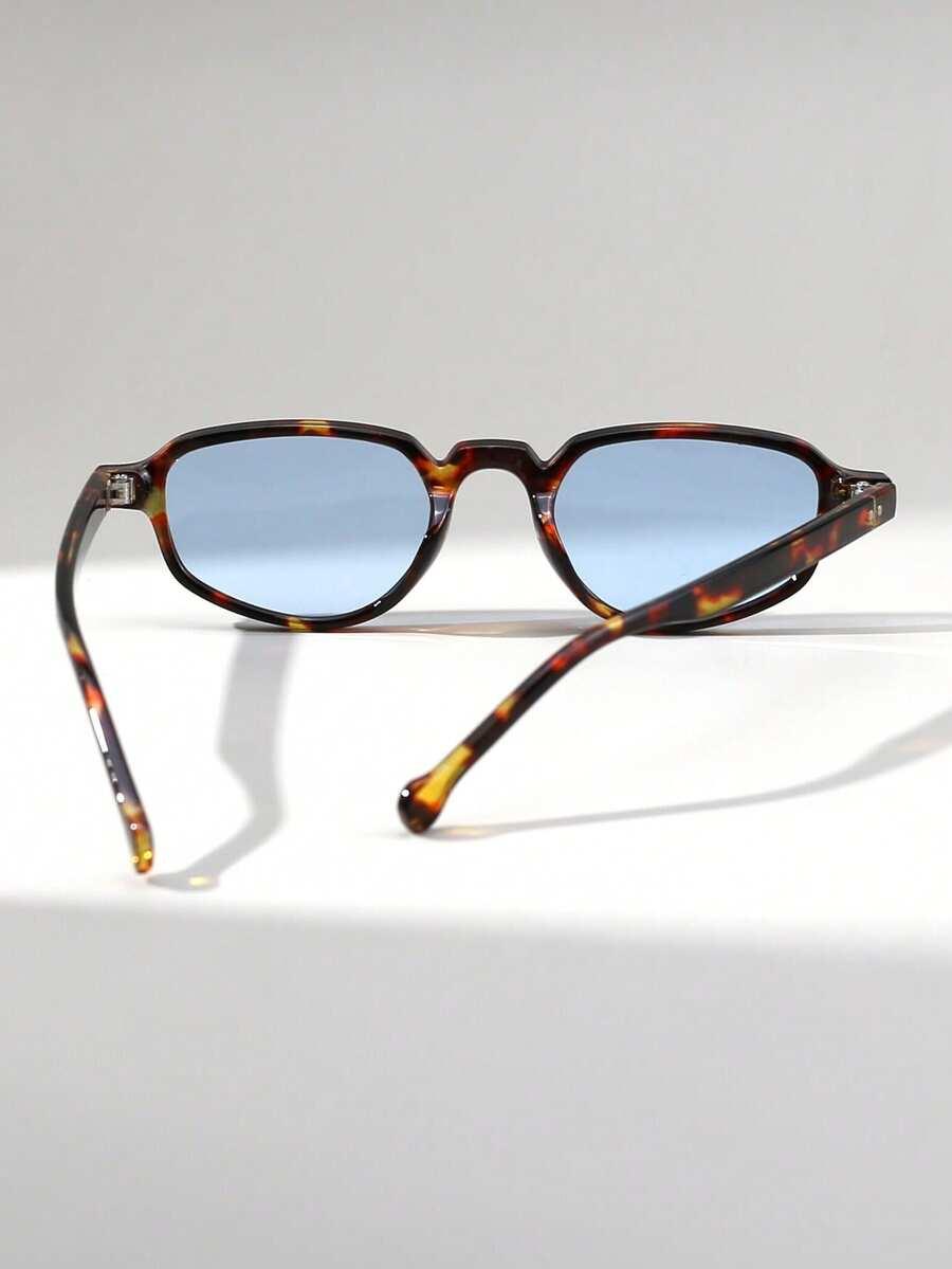 SHEIN OKULARY PRZECIWSŁONECZNE NIEBIESKIE SZKŁA S07