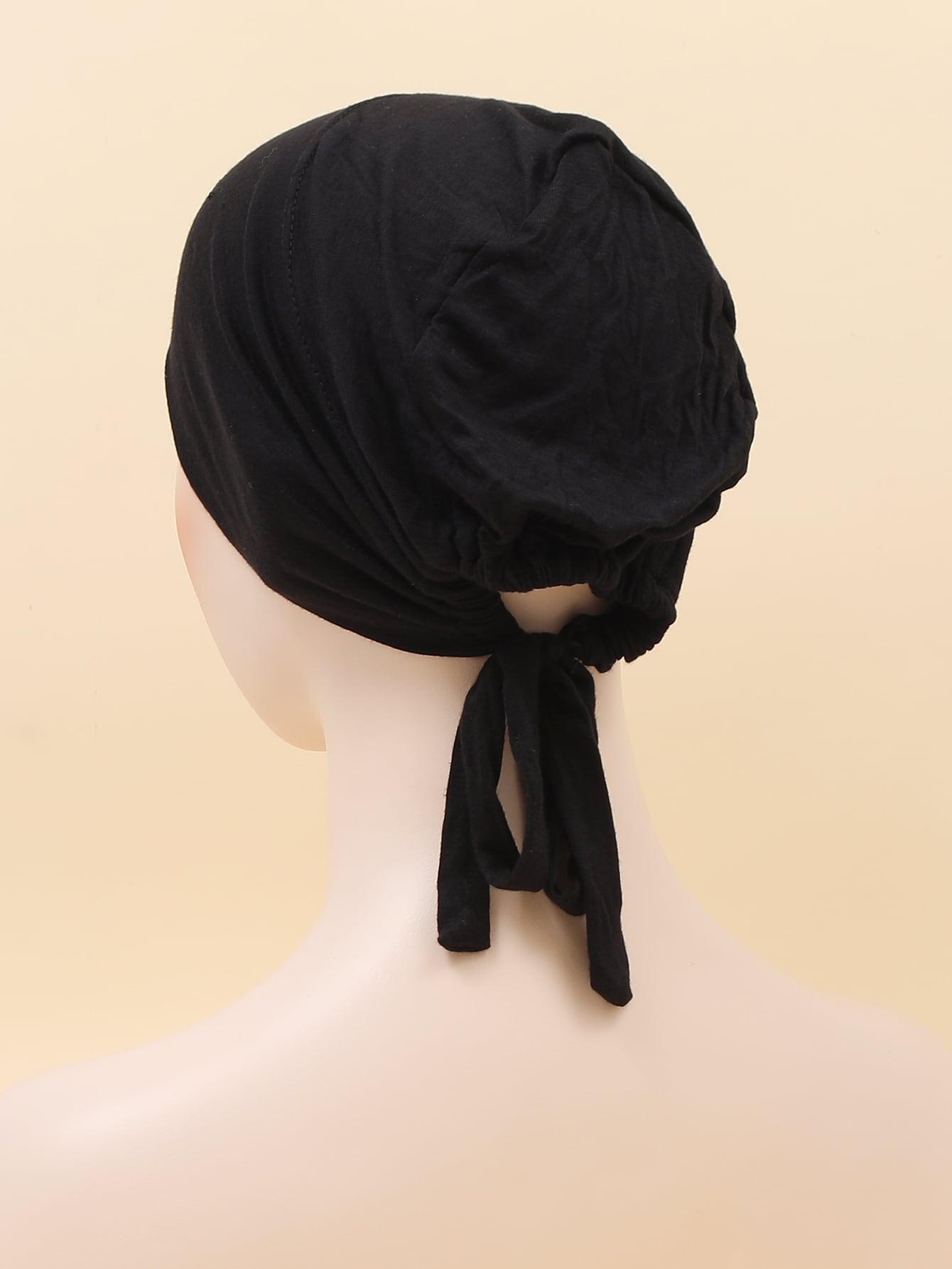 SHEIN CZARNY TURBAN NA GŁOWĘ S07