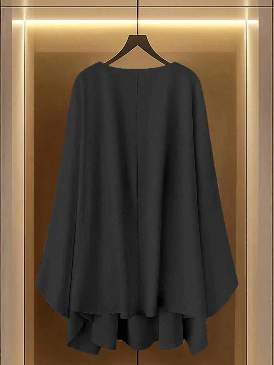 SHEIN CZARNA MAXI SUKIENKA S09__S