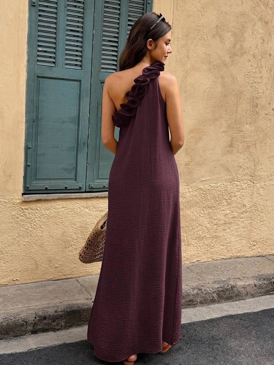 FLORA ISOLA BORDOWA MAXI SUKIENKA S06__S