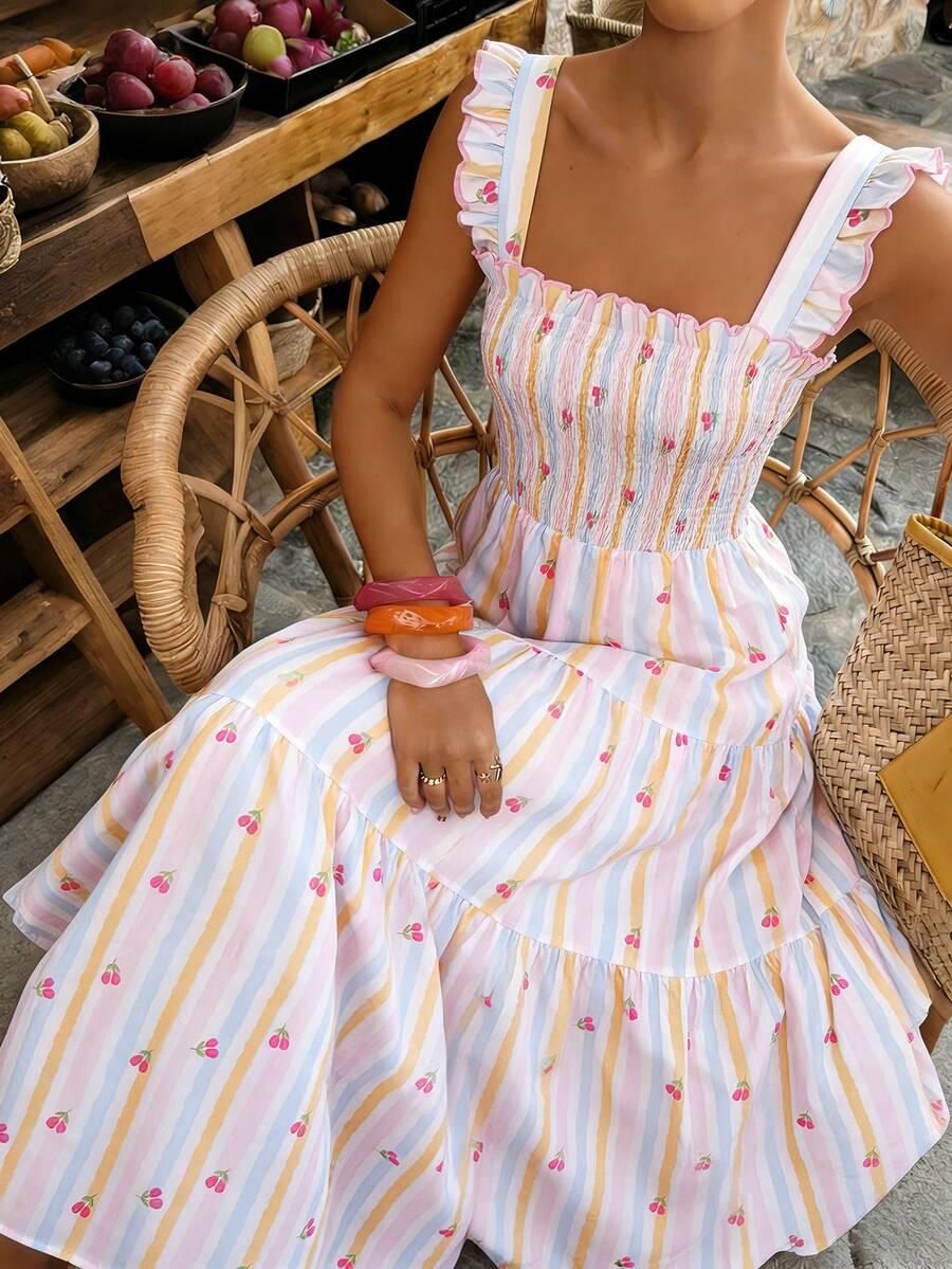 SHEIN MAXI SUKIENKA WZÓR S06__S